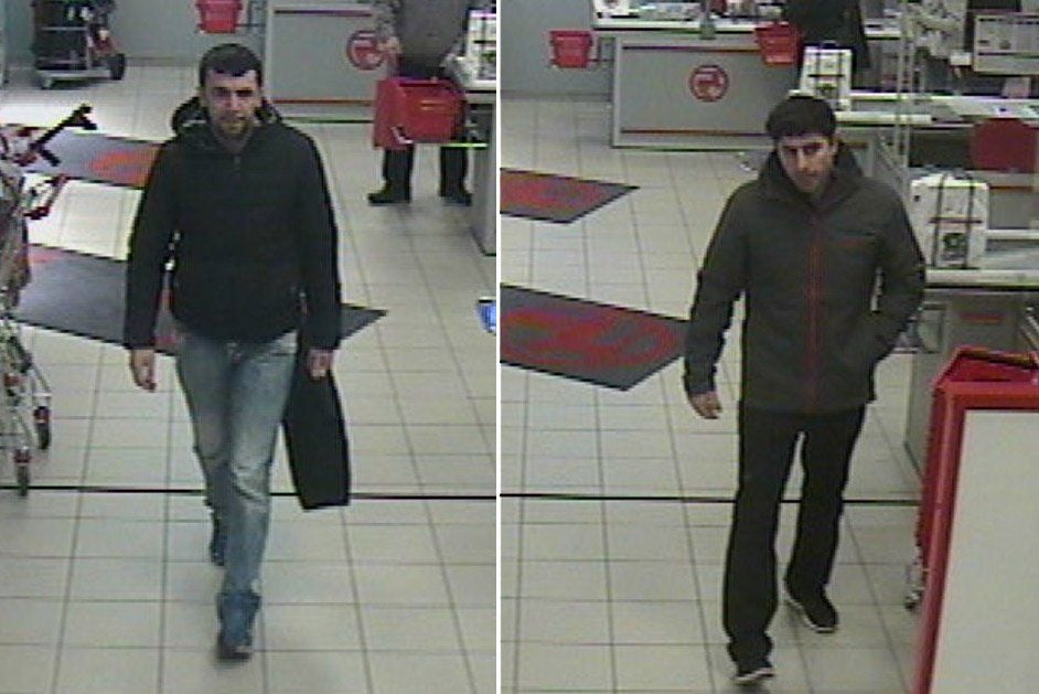 Diese zwei Männer werden gesucht.