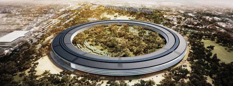 Wenn der Kreis geschlossen wird, ist die Kontrolle der Internetbevölkerung total. Entwurf für die Apple-Zentrale in Cupertino.