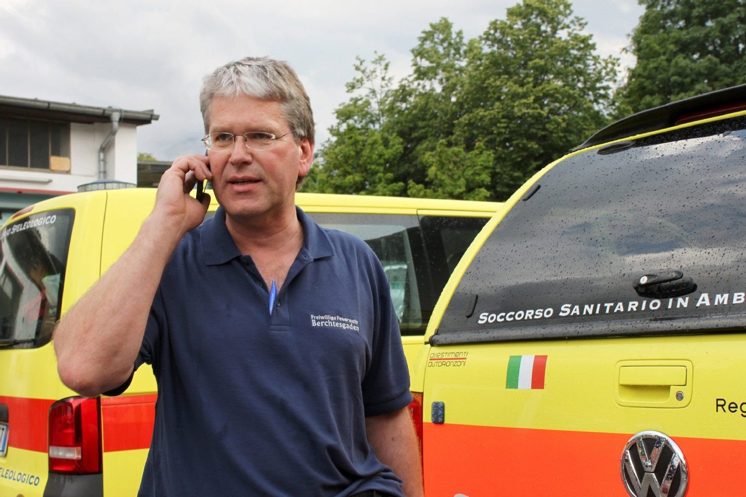Der Arzt Michael Petermeyer ist höhlenerfahrene Notarzt, Anästhesist und Neurochirurg aus dem Raum Limburg und verstärkt seit Dienstag das Einsatzteam in Berchtesgaden zur Rettung.