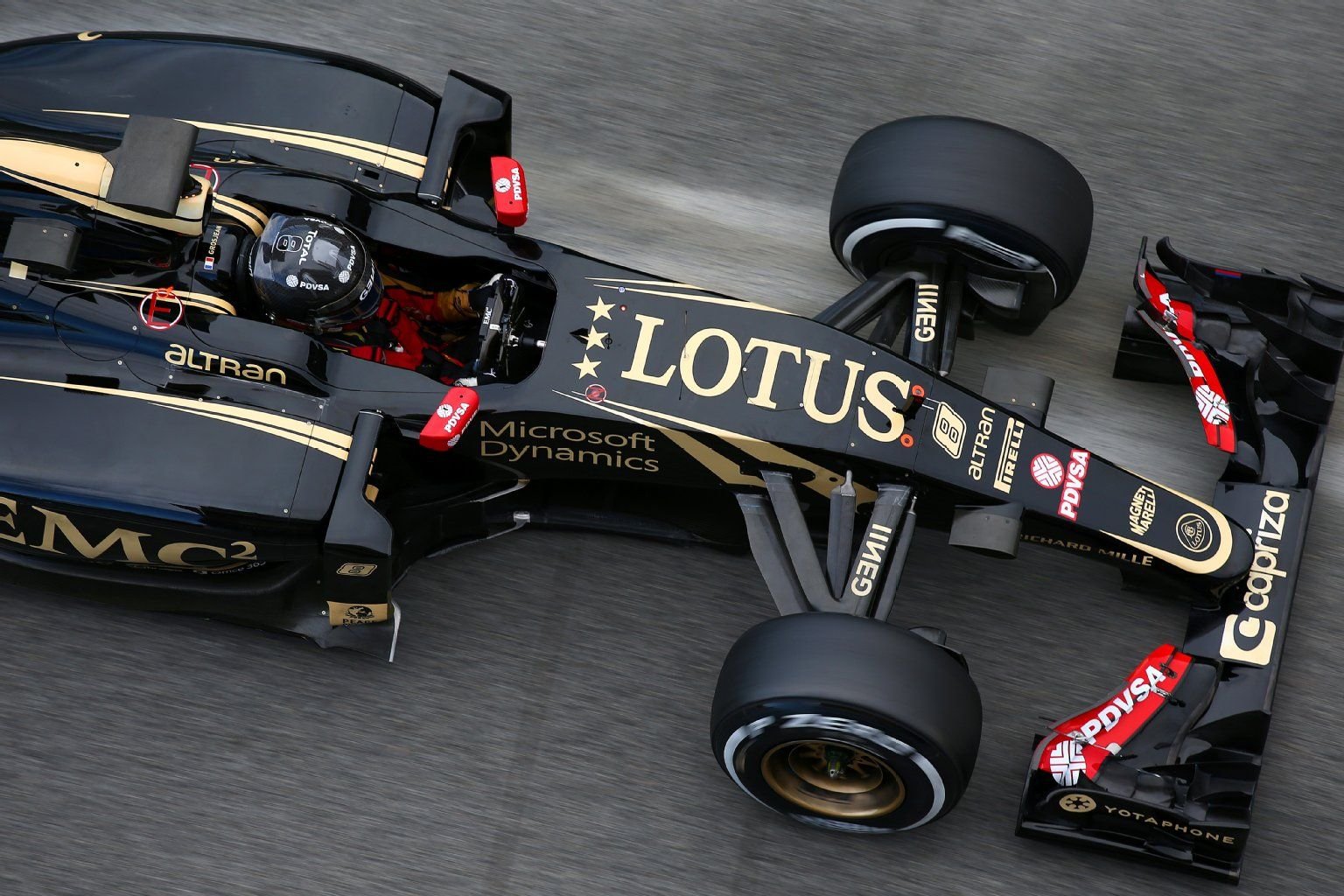 Für Lotus gehen in diesem Jahr Romain Grosjean und Pastor Maldonado an den Start