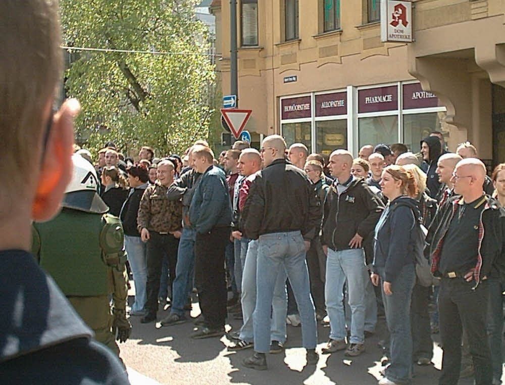 Letzte Machtdemonstration der Szene war eine Demo im Jahr 2003.