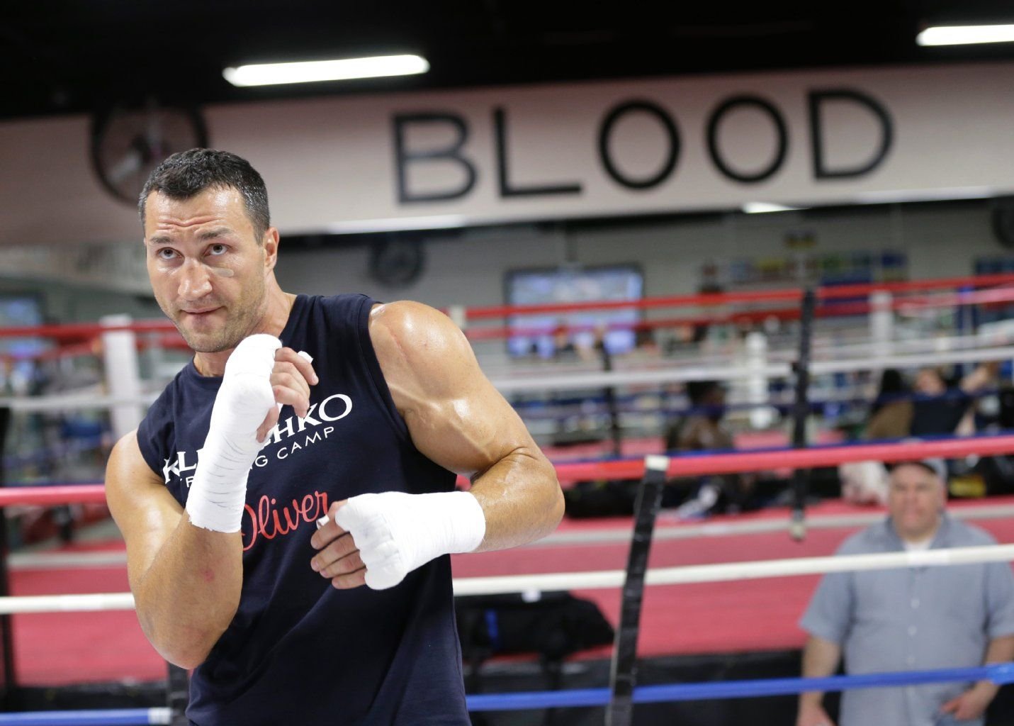 Wladimir Klitschko beim Training.