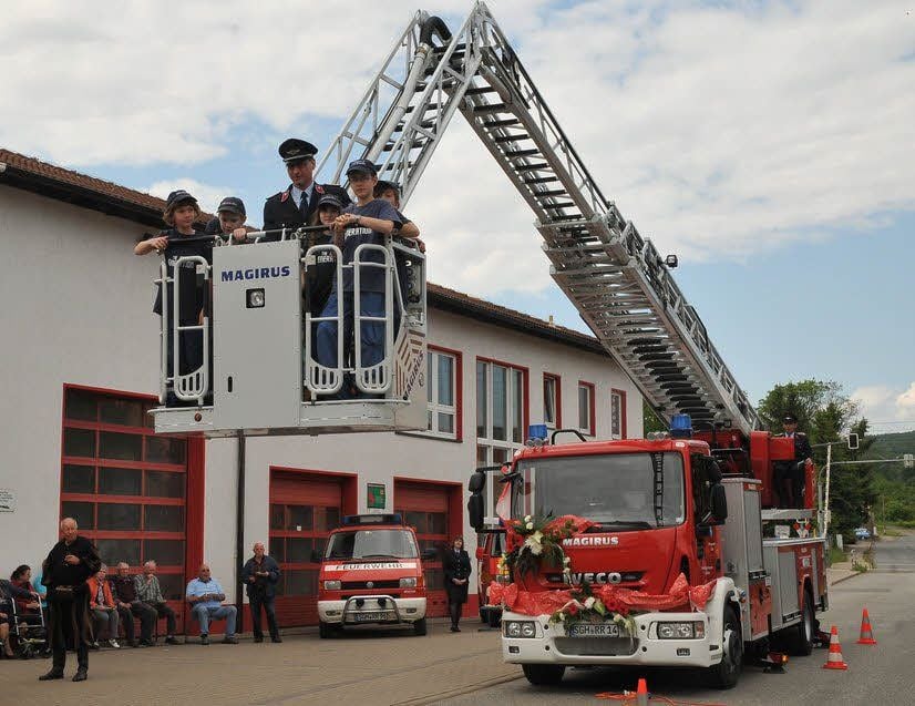 Eine Drehleiter, wie sie die Freiwillige Feuerwehr Roßla seit kurzem besitzt, benötigt auch die Feuerwehr Allstedt.