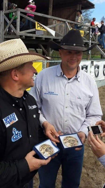 Steffen Schorcht (links) und Ronny Hübke beim Sieg in Pilsen.