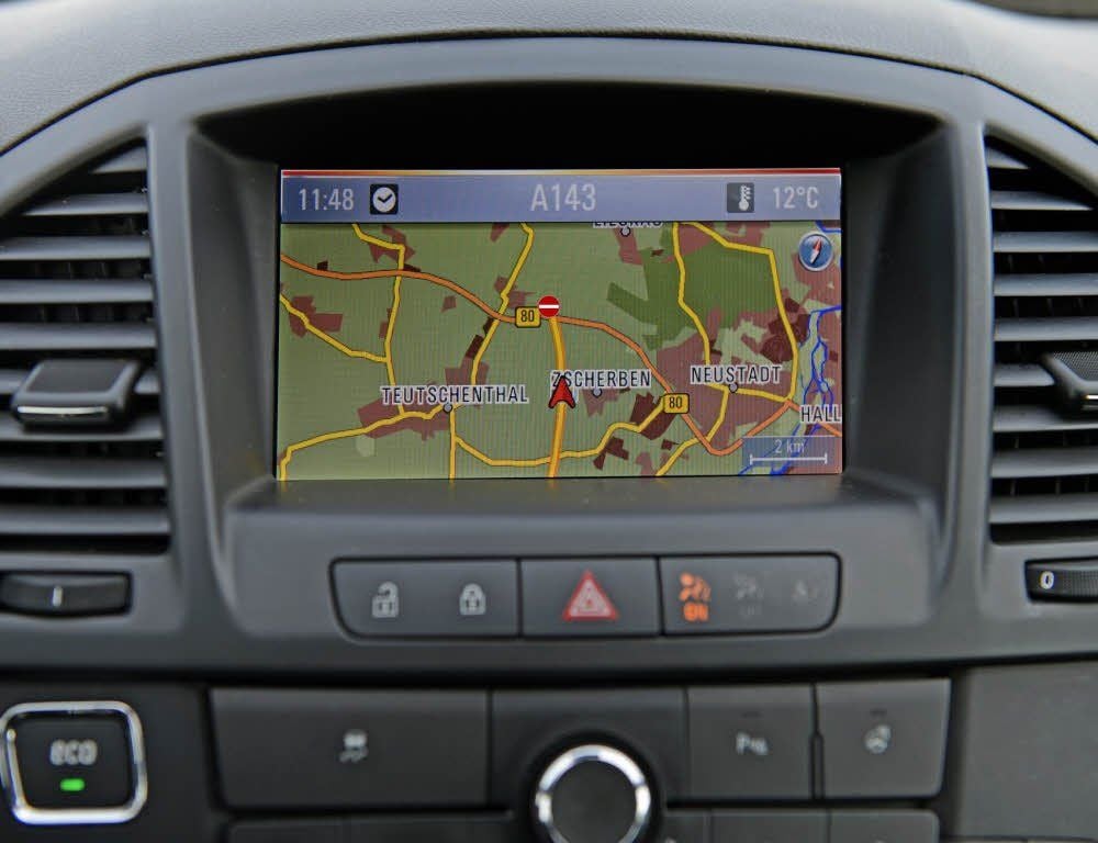 Auch das Navigationssystem zeigt: Die A143 ist ein Torso.