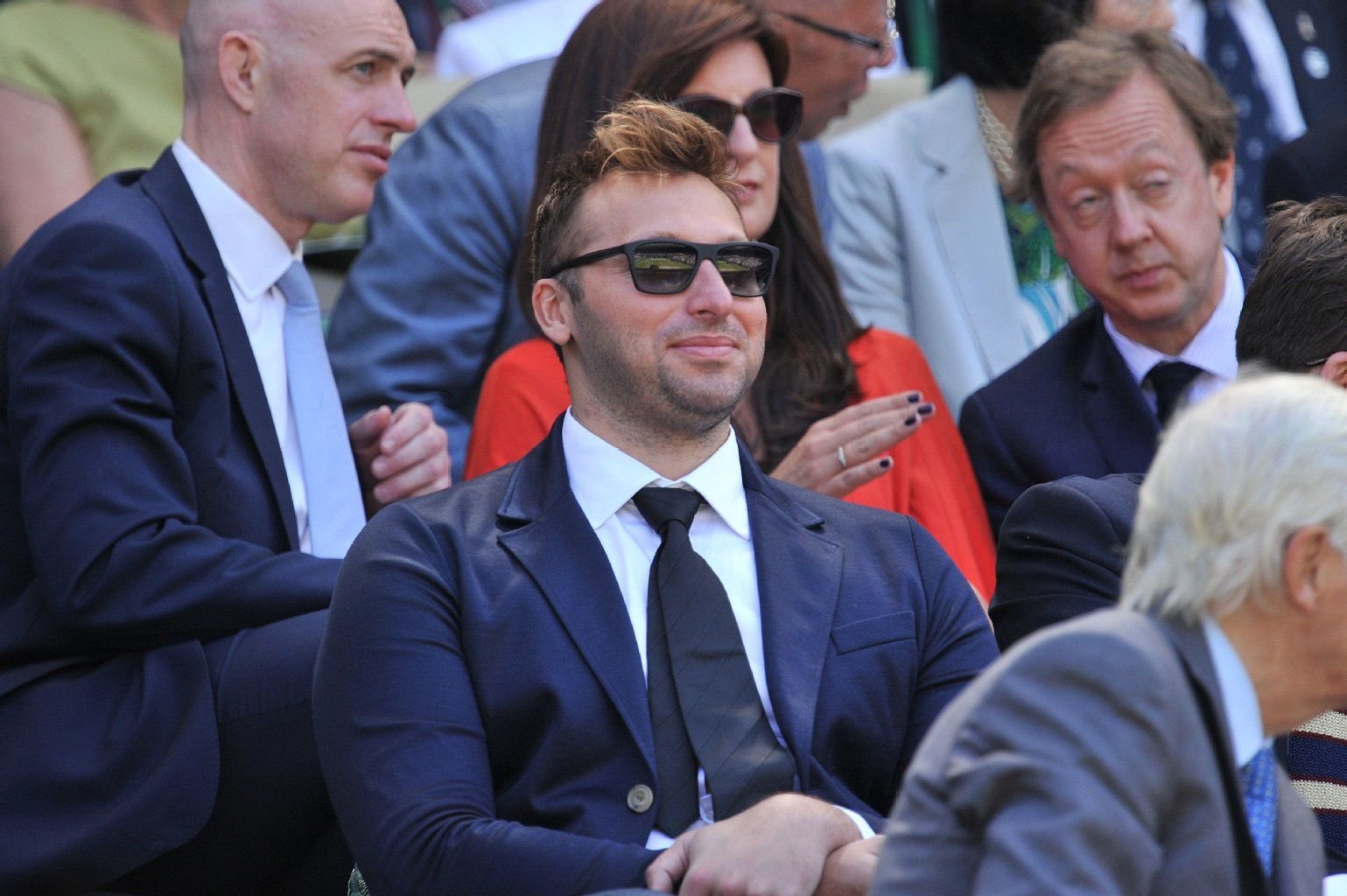 Ex-Schwimmstar Ian Thorpe schaute dieses Jahr in Wimbledon vorbei.