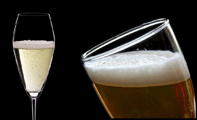 Sekt und Bier