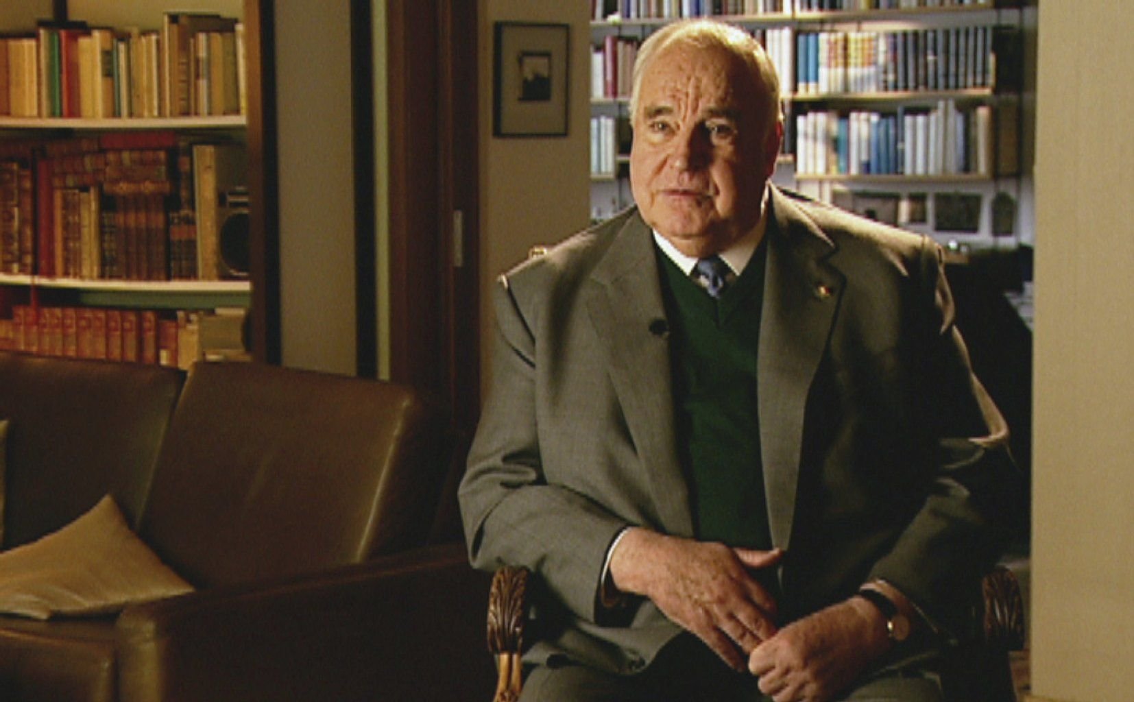 Altkanzler Helmut Kohl im seinem letzten großen TV-Interview, aufgenommen im Jahr 2003.