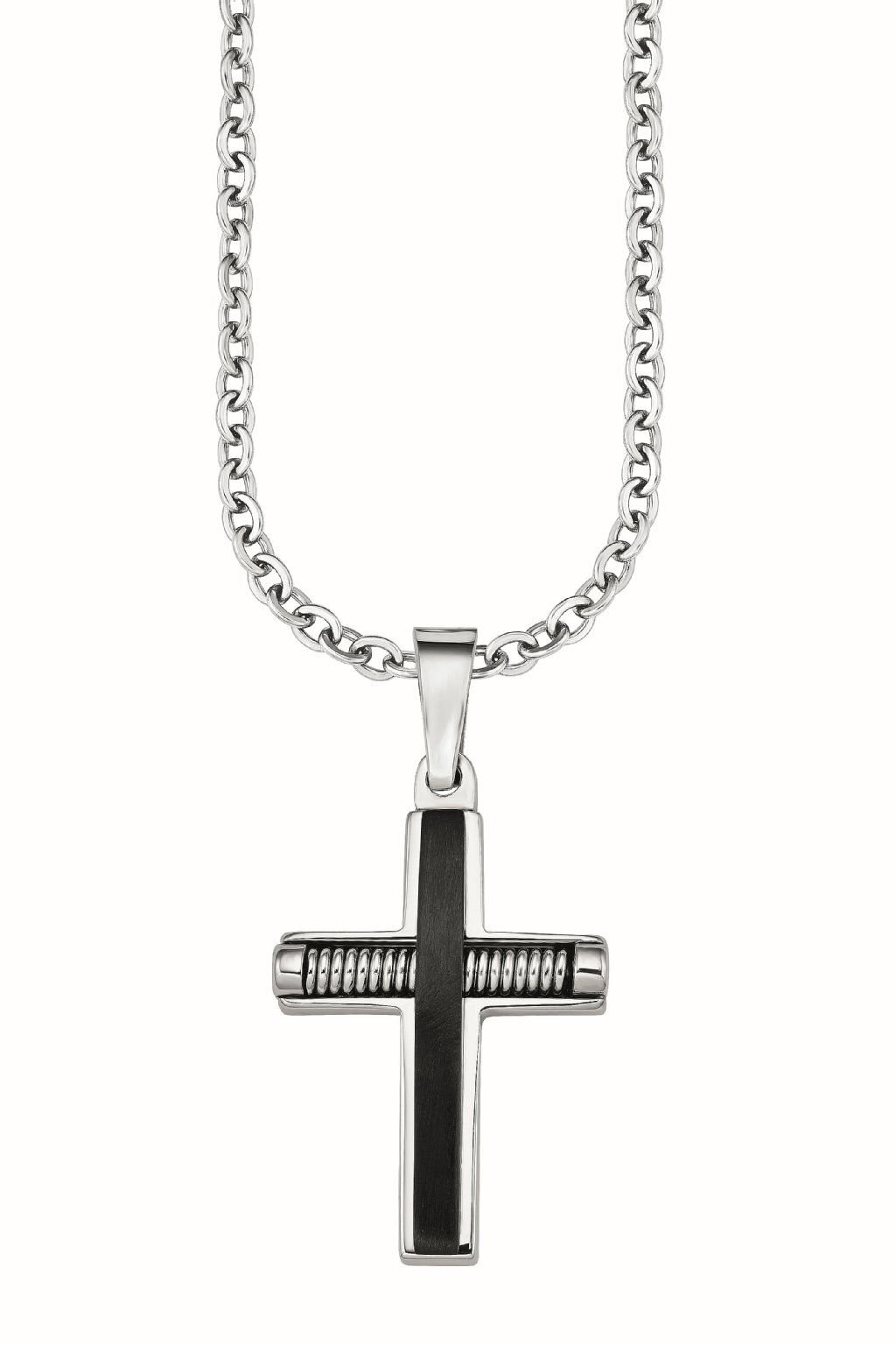 Der Klassiker zur Kommunion oder Konfirmation: Eine Kette mit Kreuz. Viele Hersteller interpretieren sie inzwischen modern, hier ein Beispiel von s.Oliver (ca. 40 Euro).