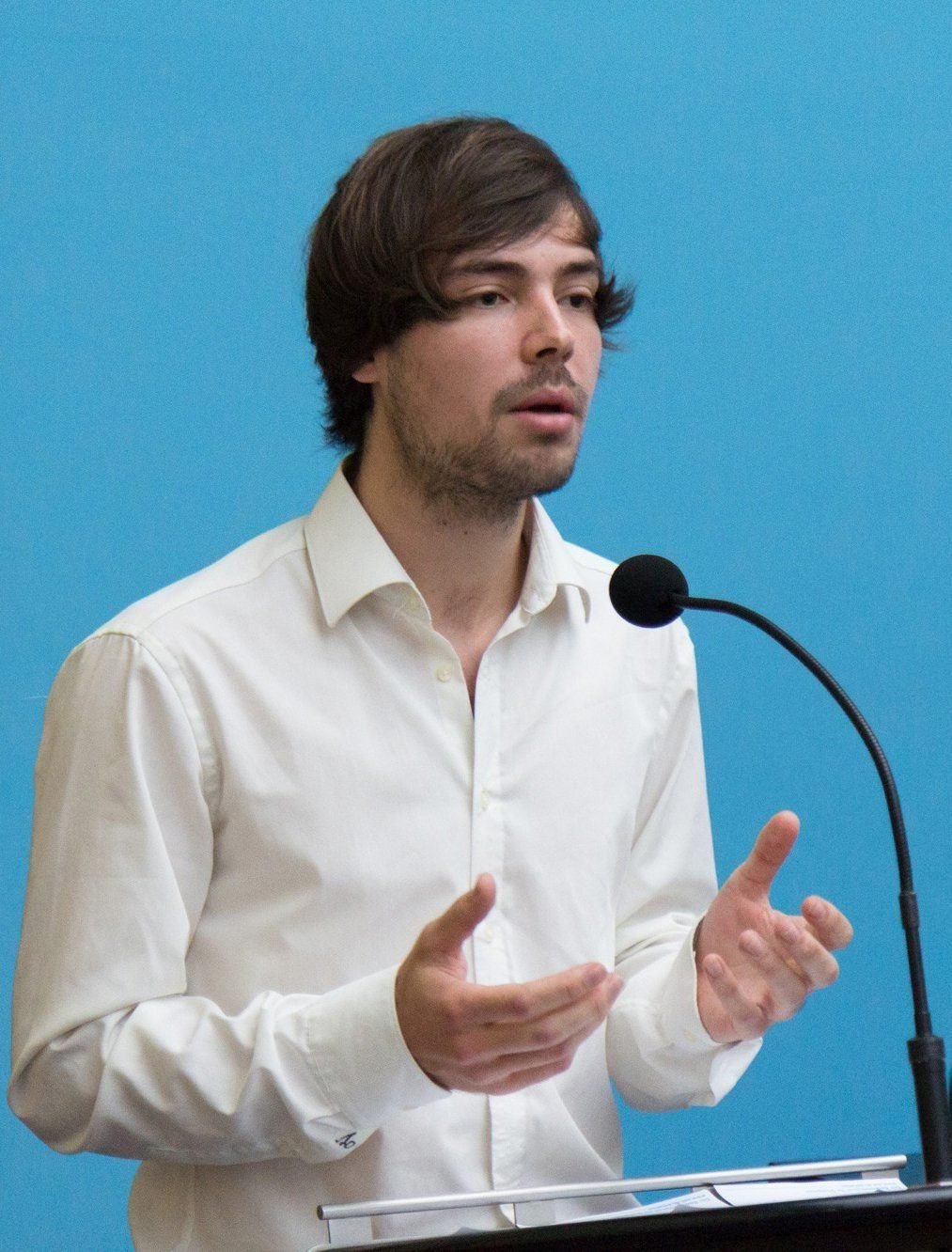Tobias Kube ist Vizepräsident des Verbands der Debattierclubs an Hochschulen (VDCH).
