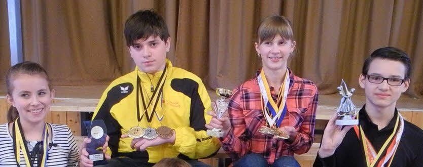 Hanna Barthel, Max Winkler, Maike Richter und Tony Herrmann (v. l.).