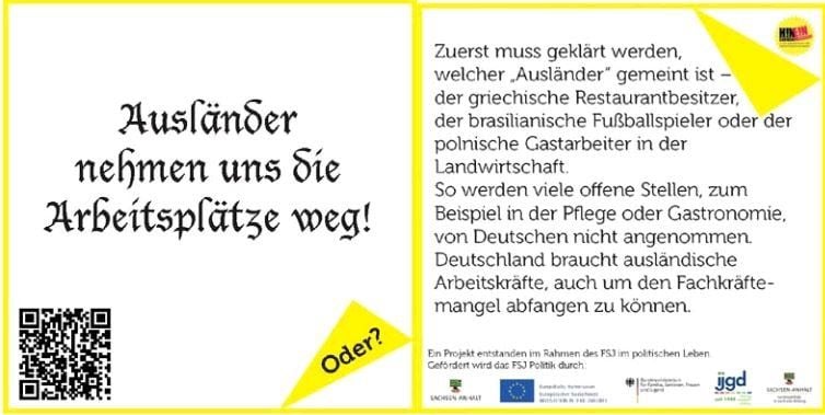 Diese Bierdeckel sollen aufklären.