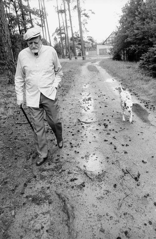 Hauptsache Ruhe: Erwin Strittmatter im August 1992 im märkischen Schulzenhof