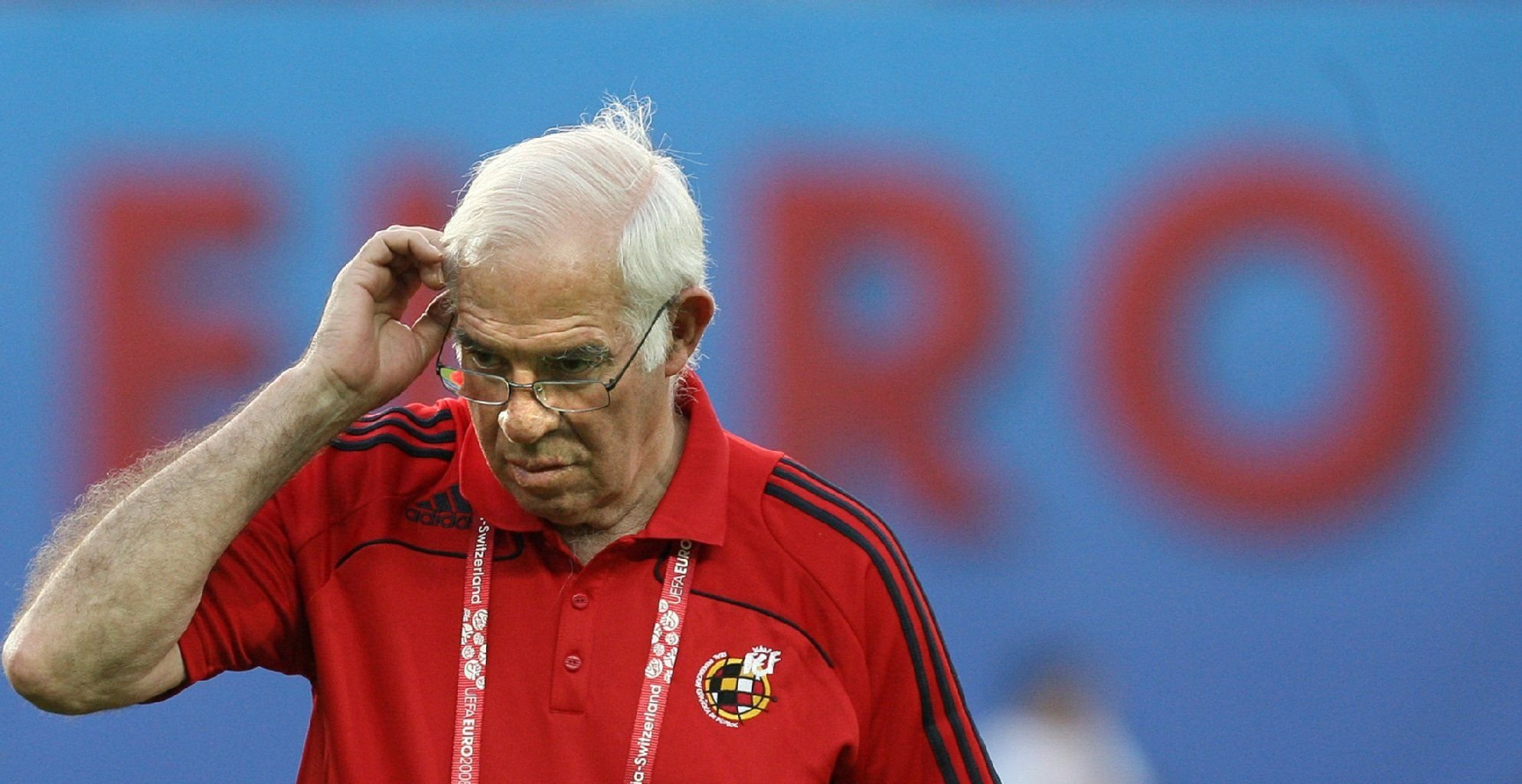 Luis Aragones im Jahr 2008.