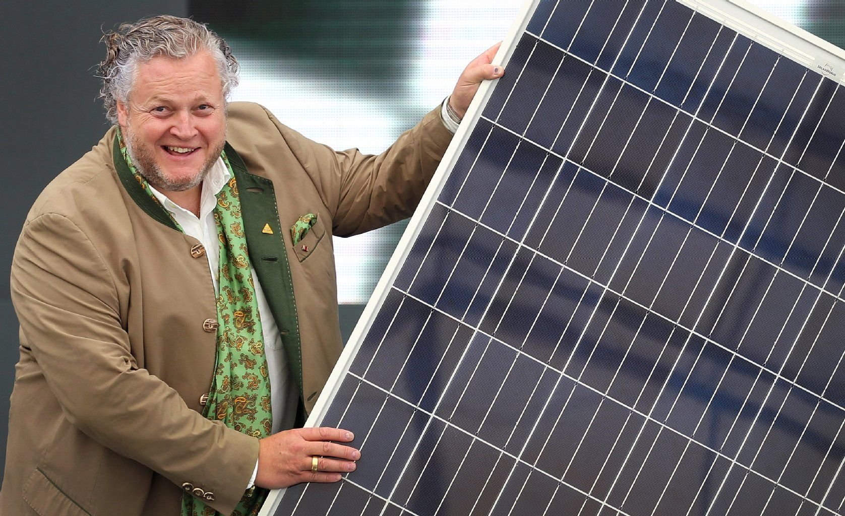 Der Vorstandsvorsitzende der Solarworld AG, Frank Asbeck, aufgenommen 2011 in Freiberg.