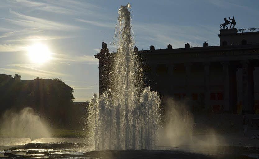 Der Köthener MIDEWA-Mitarbeiter Guido Freier hat mit dem „Springbrunnen“ vor dem Alten Museum in Berlin überzeugt.