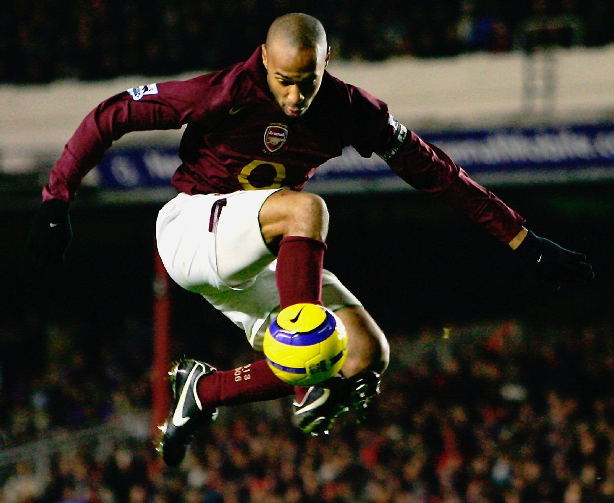 6. Thierry Henry (37 Jahre, aktiv von 1994-heute) - 51 Tore in 115 Spielen für Manchester United, Real Madrid und PSV Eindhoven