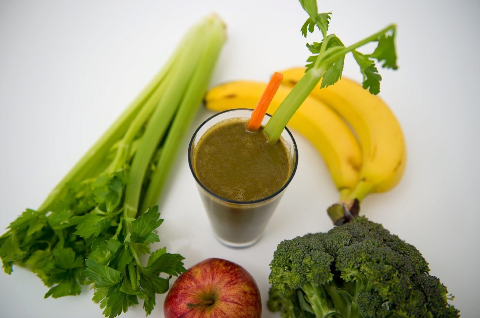 Grüne Smoothies sollen sehr gesund sein.