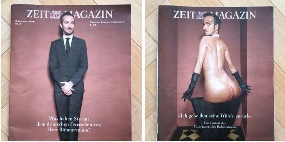 Jan Böhmermann als „Zeit-Magazin“-Titelheld.
