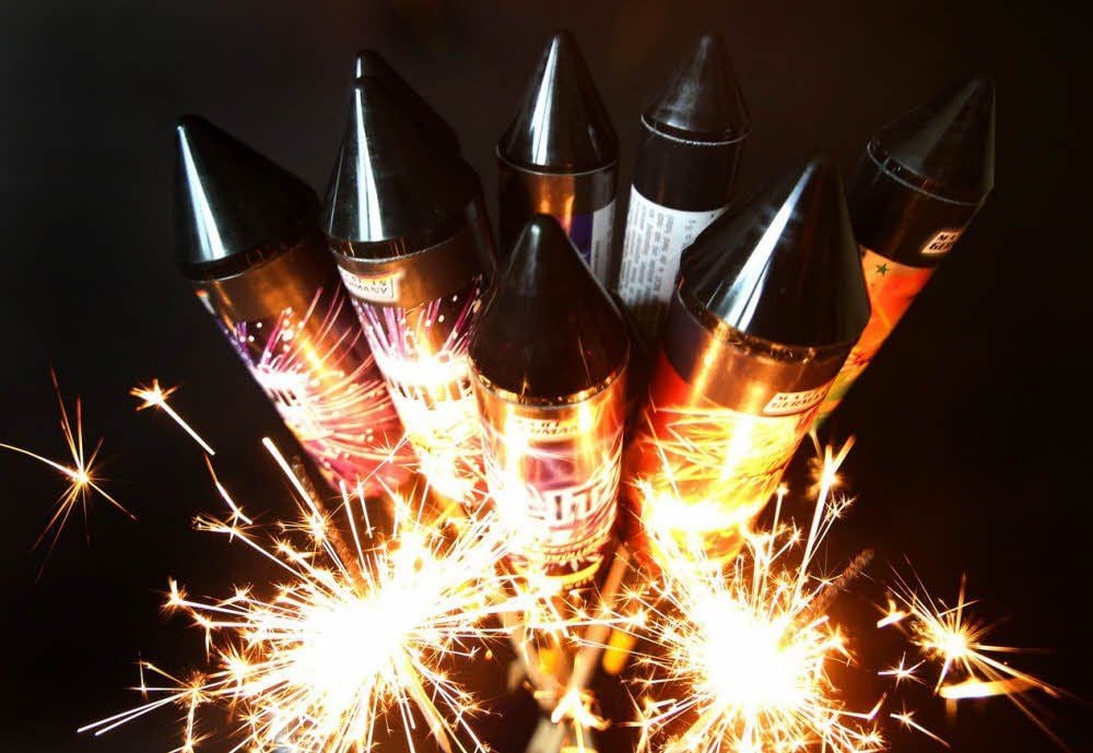 Raketen für das Silvesterfeuerwerk.
