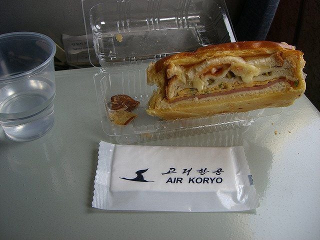 Das Catering an Bord der Air Koryo sei verbesserungswürdig, finden einige Nutzer.