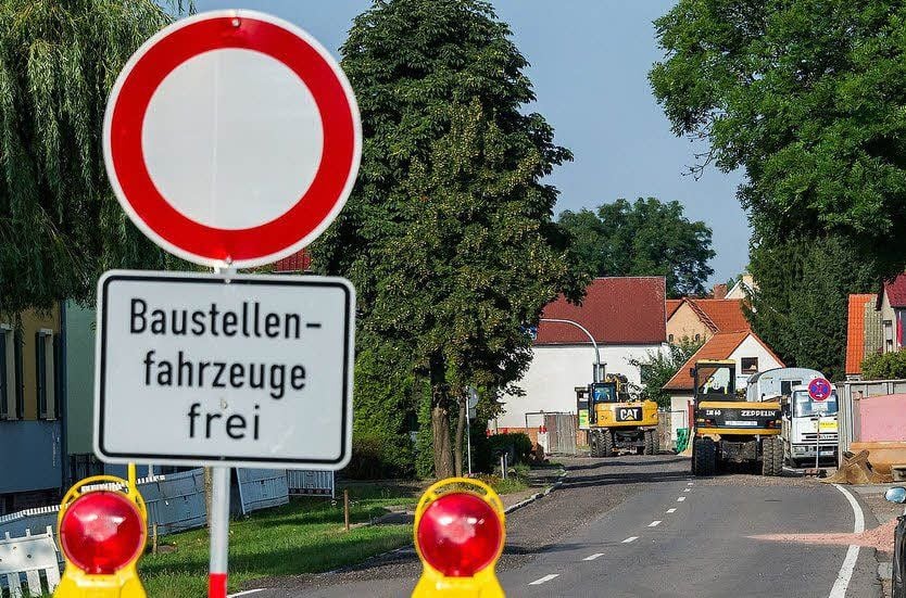 Die B 181 in Zöschen wird in diesem Jahr wieder gesperrt.