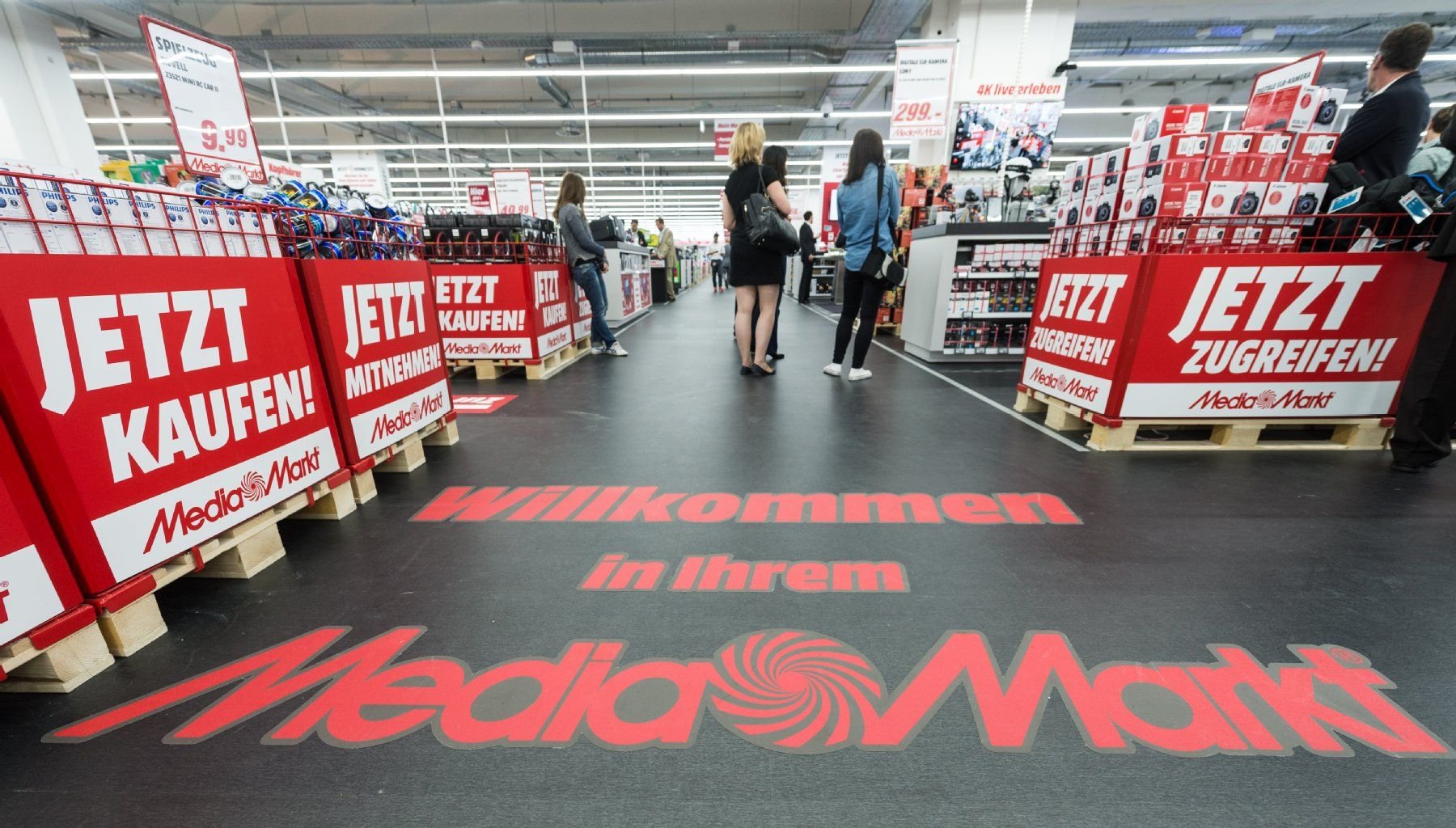 Die Elektronikkette Media Markt des Handelskonzerns Metro war im Weihnachtsquartal überraschend gut in Form.