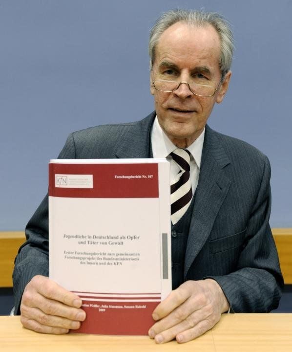 Der Kriminologe Christian Pfeiffer.