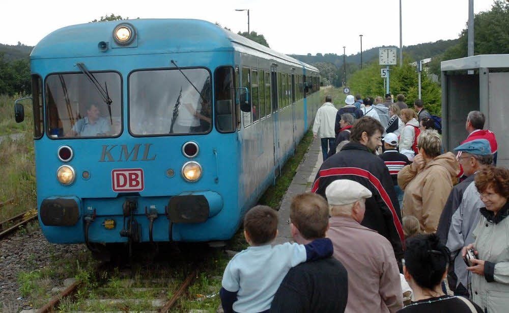 Die „Wipperliese“ fährt noch, aber die Bahn AG hat die Strecke schon zum Verkauf angeboten.