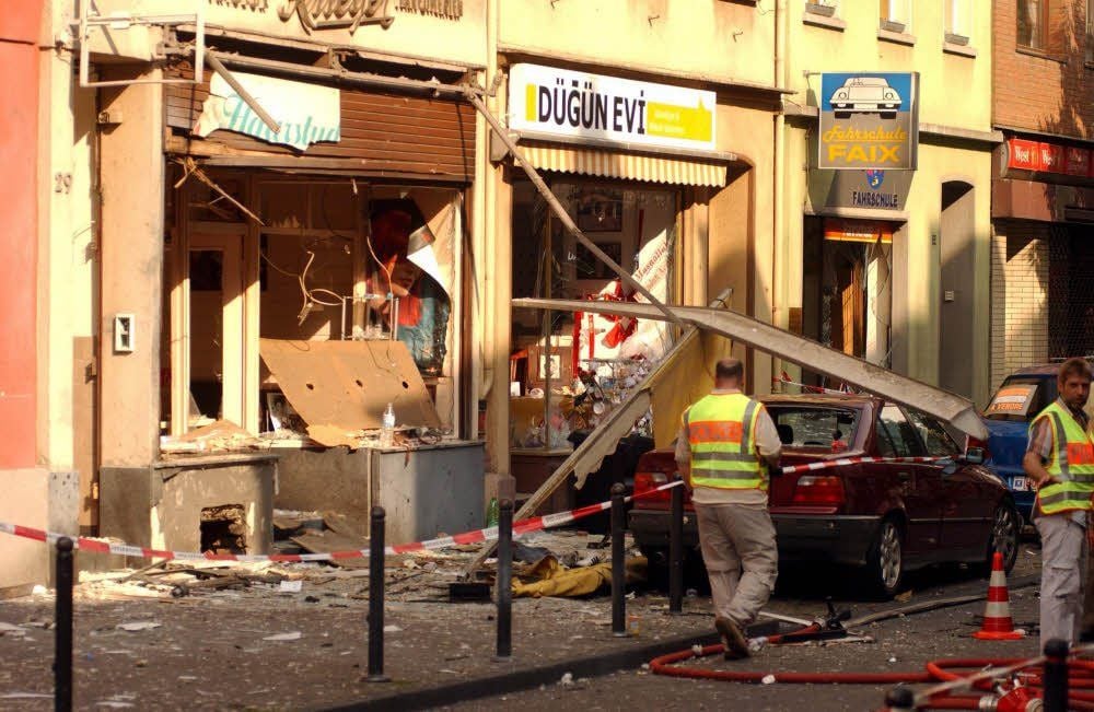 Die Keupstraße nach dem Nagelbombenanschlag