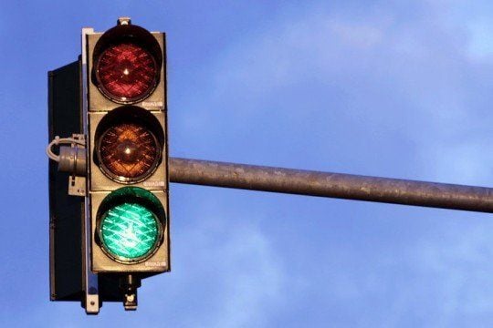 Die Ampel wird 100 Jahre alt.