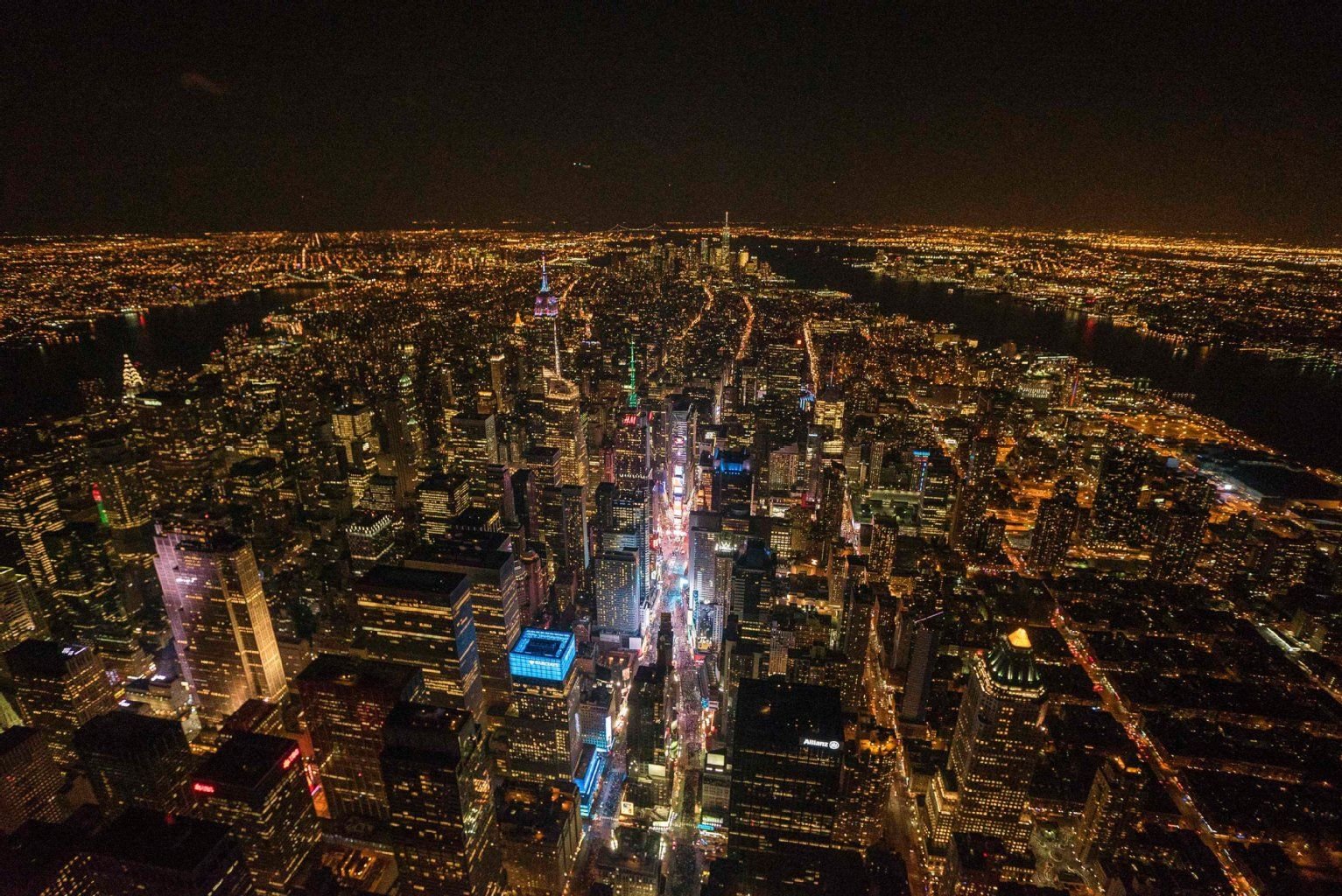 Die Skyline von Midtown in Manhattan.