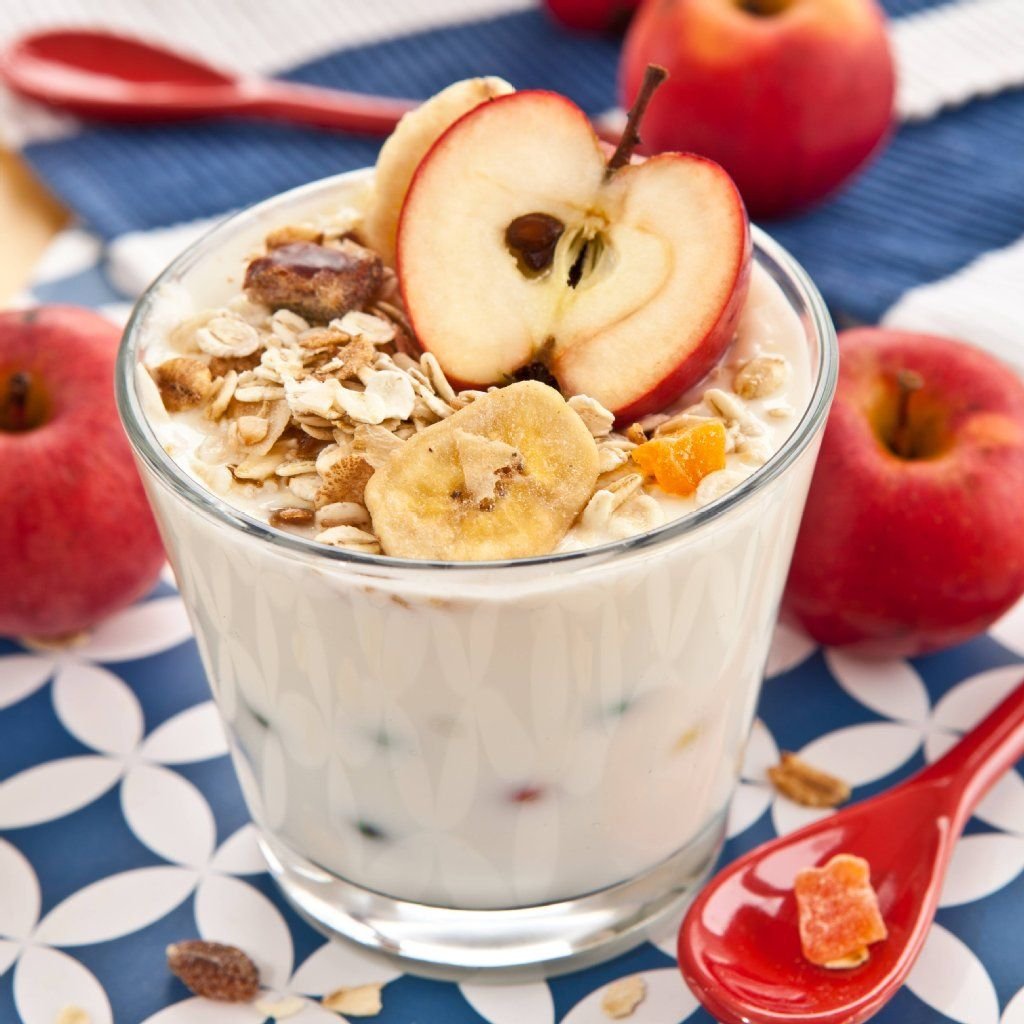Der Favorit der Ernährungsexperten: die schwedische Frühstücksvariante, ein Milchbrei aus Haferflocken mit Obst.
