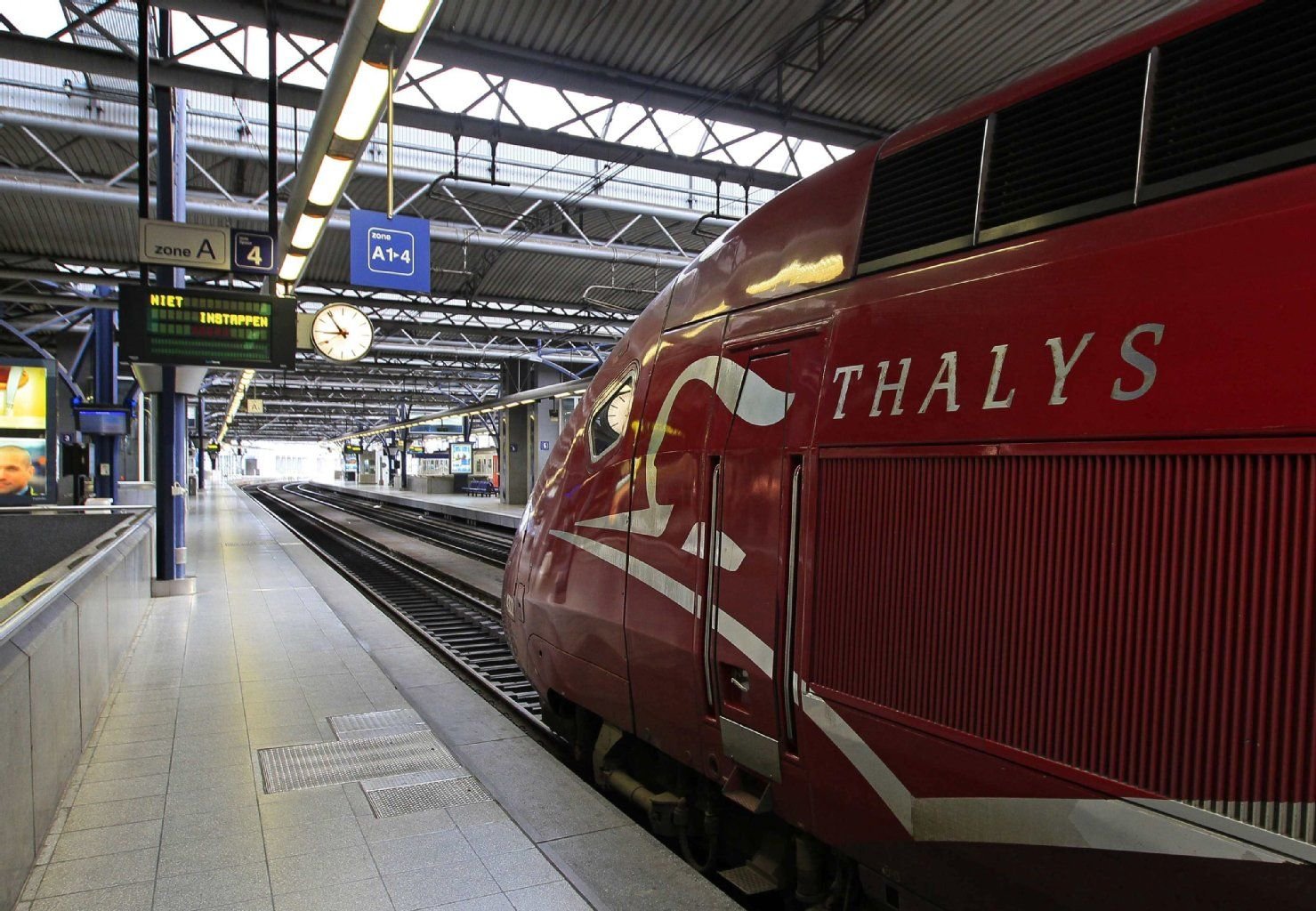 Weil in Belgien gestreikt wird, fährt der Thalys am Montag nicht.