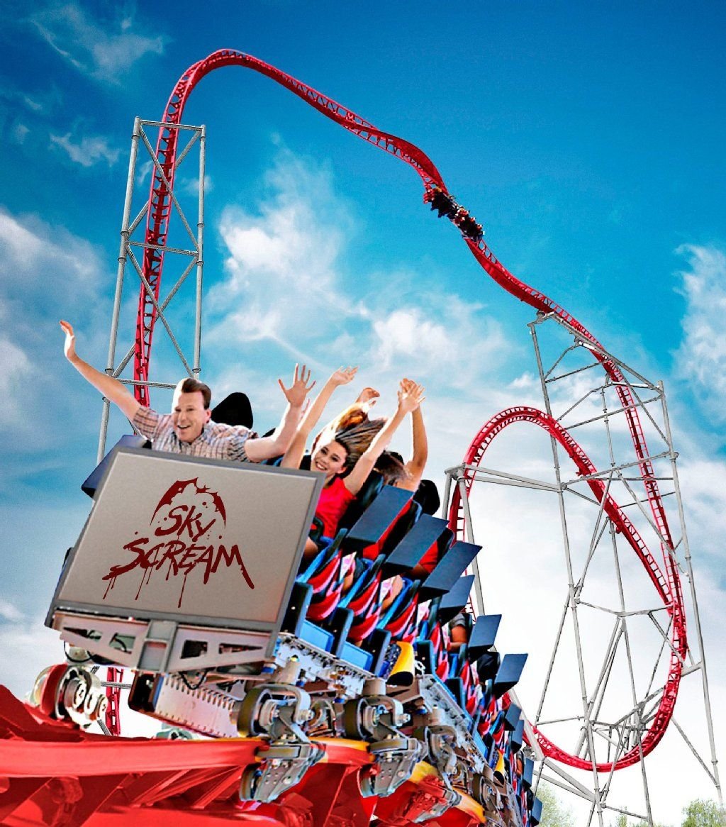 In der Saison 2014 katapultiert der Holiday Park in der Pfalz seine Besucher mit der neue Achterbahn „Sky Scream“ mit bis zu 100 Kilometern pro Stunde durch die Luft.