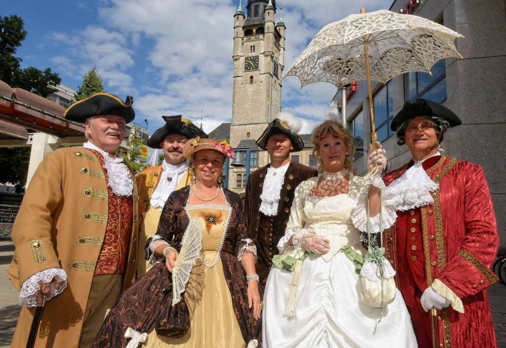 Der Hofstaat des Fürsten wird vor und während des Leopoldsfestes vielfach im Einsatz sein.