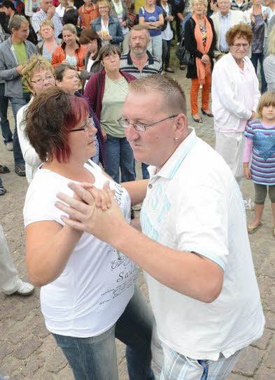 Ein Tänzchen gehörte auch dazu.