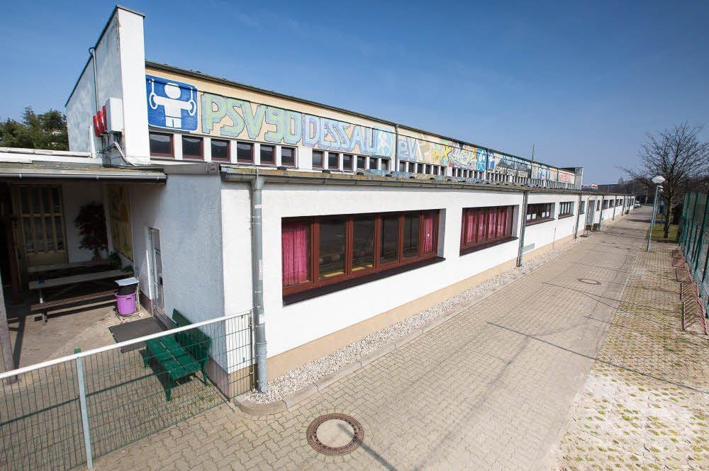 Die Sporthalle in der Heidestraße 137 ist das Herzstück des PSV 90 Dessau.