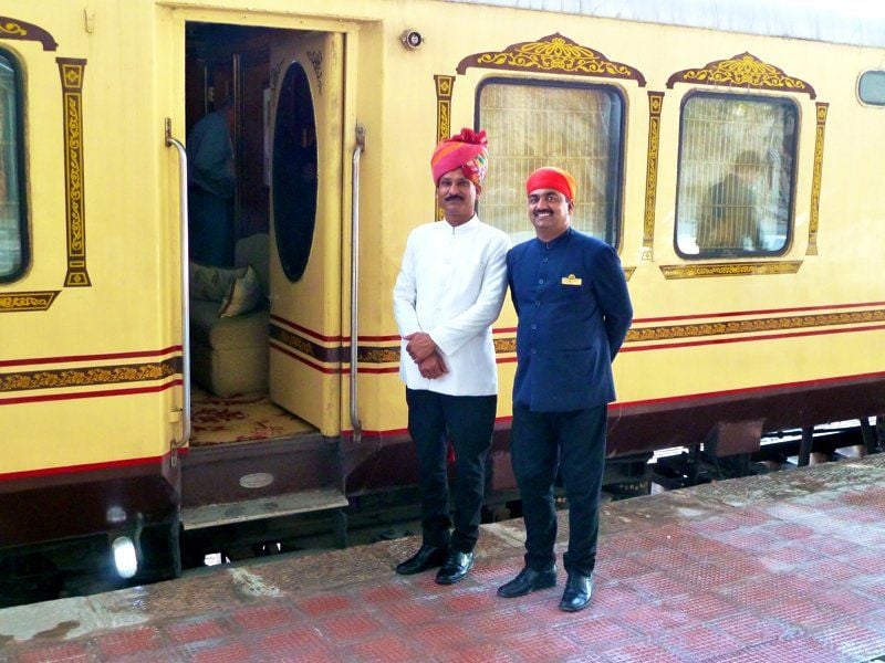 Der Palace on Wheels in Indien gehört zu den luxuriösesten Zügen der Welt.