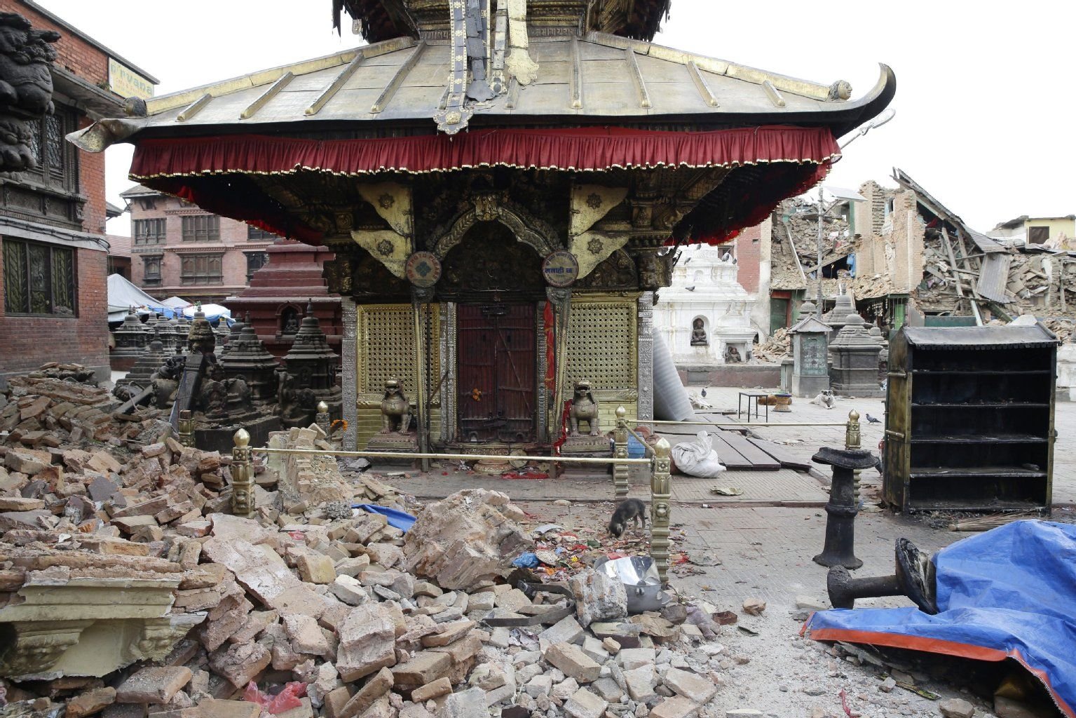 Das Beben in Nepal hat auch Weltkulturdenkmäler des Landes schwer beschädigt
