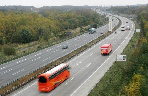 Autobahn 2 bei Irxleben