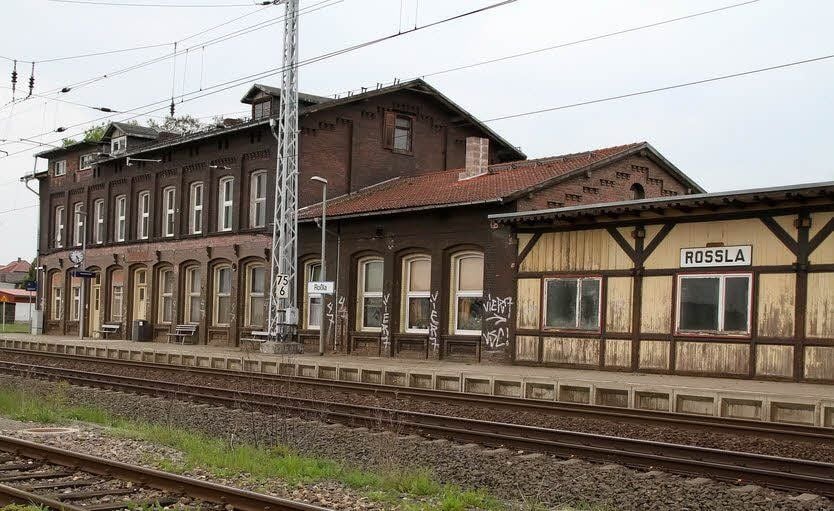 Der Bahnhof in Roßla