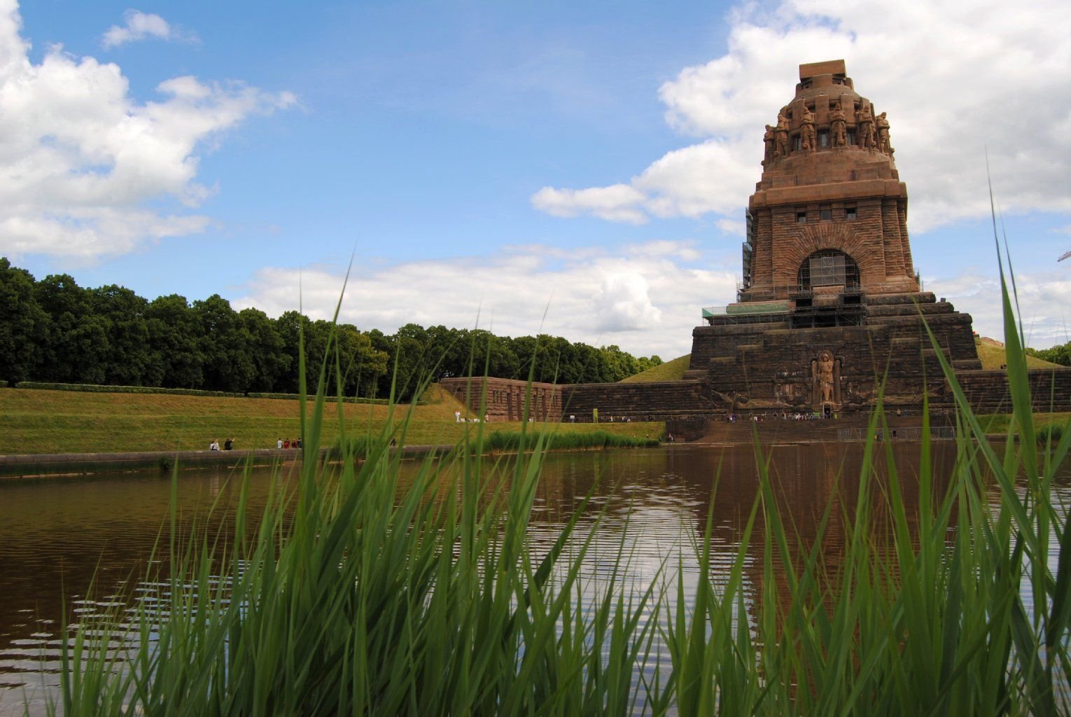 Das Völkerschlachtdenkmal in Leipzig.