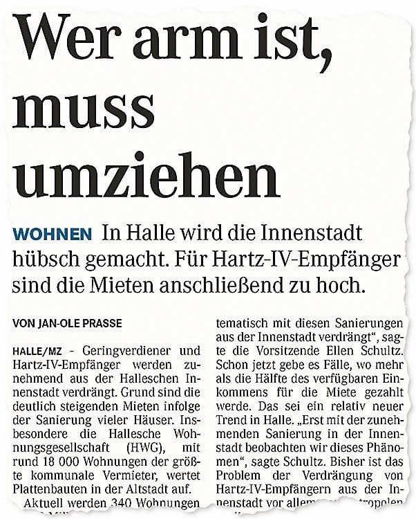 So berichtete die MZ am 2. April.