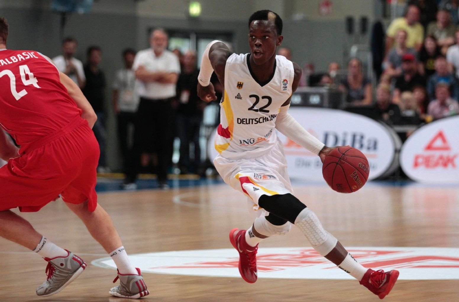 Starker Auftritt: Dennis Schröder gegen Österreich.