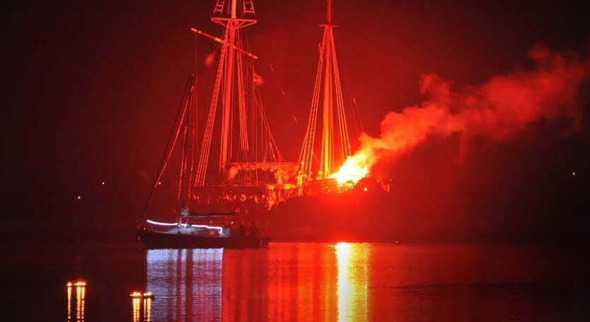 „Goitzsche in Flammen“