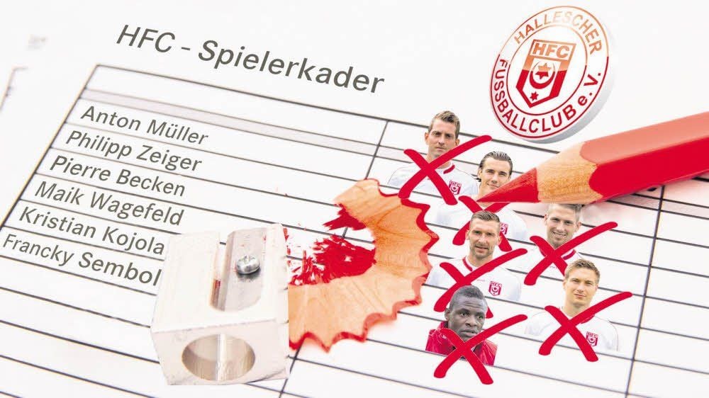 Der HFC setzt den Rotstift an: Sechs Spieler hat Trainer Köhler für die kommende Saison nicht mehr auf dem Zettel.