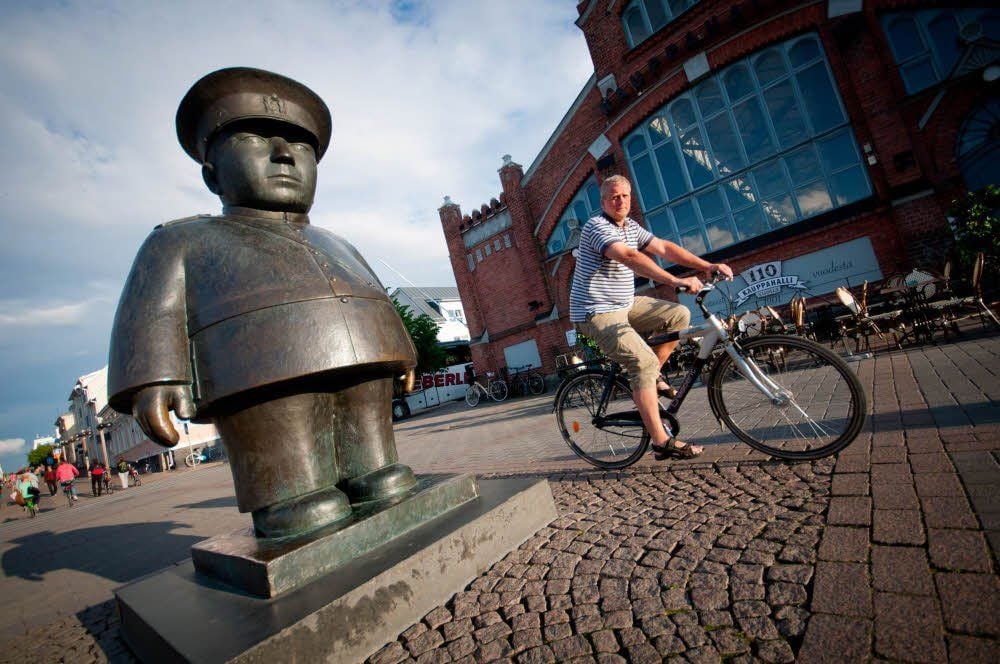 Top-Fotomotiv ist der Marktpolizist.