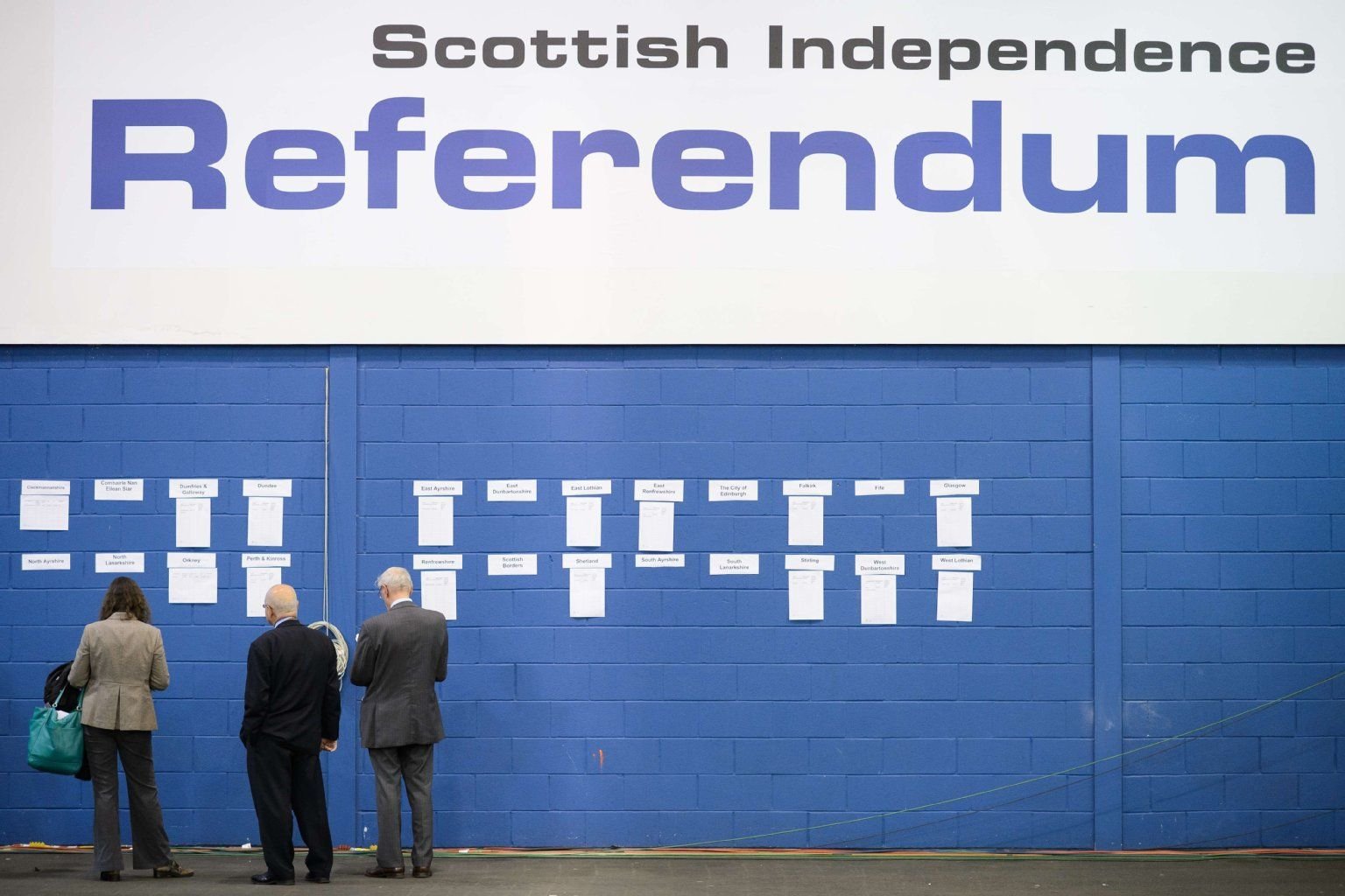 In Schottland haben die Einwohner in einem Referendum über die mögliche Unabhängigkeit von Großbritannien abgestimmt