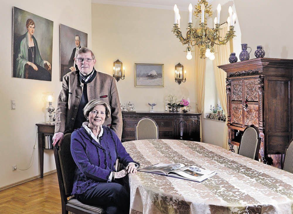 Heimatverbunden: Der Bürgermeister von Welfesholz Edgard Baron von Stromberg und seine Frau Christel engagieren sich vielfältig in der Mansfelder Region mit Ehrenämtern.